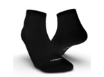 Chaussettes de running run100 noire x3.