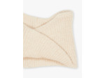 Snood beige en tricot