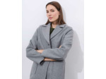 Manteau uni GRIS Femme