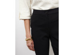 Pantalon 7/8 cigarette à pois NOIR Femme