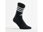 CHAUSSETTES DE SPORT HAUTES ADIDAS STRIPES NOIR BLANC LOT DE 4