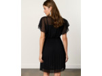 Robe courte unie NOIR
