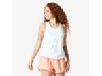 Débardeur dos nageur fitness cardio My Top Femme Blanc