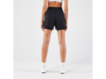 Short 2 en 1 running & trail longue distance femme - kiprun run 900 ultra noir