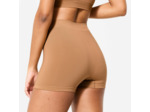 Boxer short de sport taille haute Femme - caramel