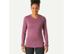 T-shirt laine mérinos de trek & voyage - femme - travel 500