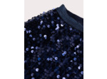 Jupe bleue avec sequins pour fille