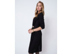 Robe courte unie NOIR