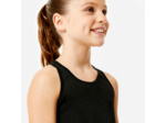 Débardeur dos nageur gym fille, noir