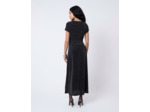 Robe longue à pailletttes NOIR