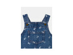 Chasuble en denim fleuri