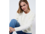 Pull épais uni ECRU Femme