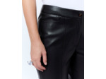 Pantalon long droit uni NOIR Femme
