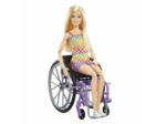 Barbie fashionistas blonde avec fauteuil roulant