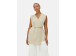 Gilet de costume long effet cascade
