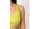 Brassière asymétrique haut de maillot de bain