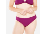 Bas de maillot texturé surf Femme - Nina violet