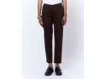 Pantalon 7/8 slim uni MARRON Femme
