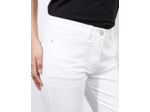 Pantalon 7/8 slim uni BLANC Femme