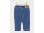 Jean uni denim moyen pour bébé garçon