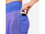 Legging seamless femme - bleu et rose