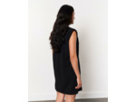 Robe courte unie NOIR