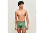 Boxer en coton motifs oranges