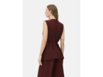 Gilet de costume long effet cascade
