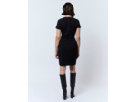 Robe courte unie NOIR