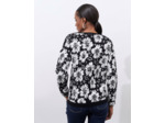 Pull fin jacquard NOIR Femme
