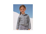 Gilet bleu-gris pour fille