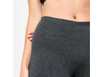Legging de fitness slim femme, gris chiné