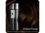 Fibres densifiantes pour cheveux châtain foncé