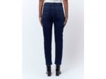 Jean 7/8 en denim MARINE Femme