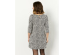 Robe courte bicolore NOIR