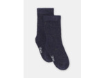 Chaussettes brillantes bleu marine bébé fille
