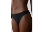 Culotte bikini bas de maillot détail argenté