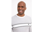 Pull col rond rayé Ben