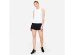 Short 2 en 1 Fitness Cardio Femme Noir