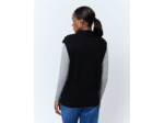 Pull épais en mélange laine uni NOIR Femme