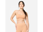 Brassière bretelles amovibles maintien léger Femme, beige