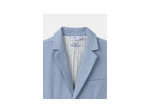 veste de costume bleue