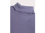 Col roulé lilas uni pour fille