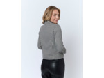 Veste courte jacquard NOIR Femme