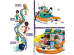 Bateau de sauvetage en mer Lego Friends 41734