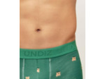 Boxer vert en coton motifs oursons