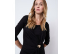 Robe courte unie NOIR