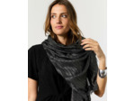 Echarpe imprimée NOIR Femme