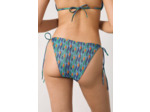 Culotte bikini ficelle bas de maillot à nouer pailleté