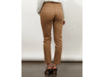 Pantalon 7/8 slim uni CAMEL Femme